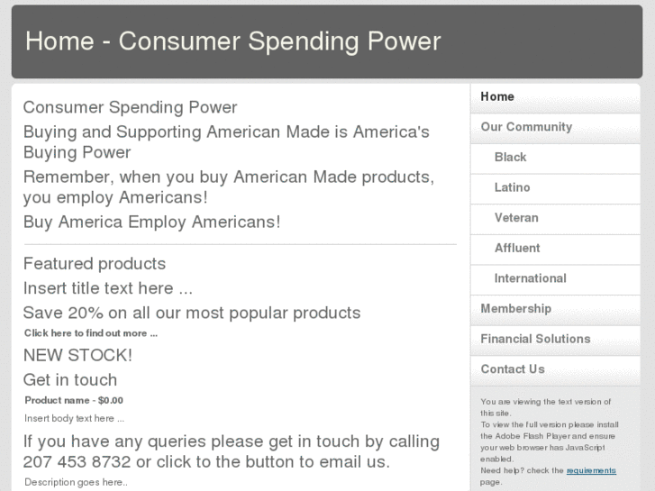 www.consumerspendingpower.com