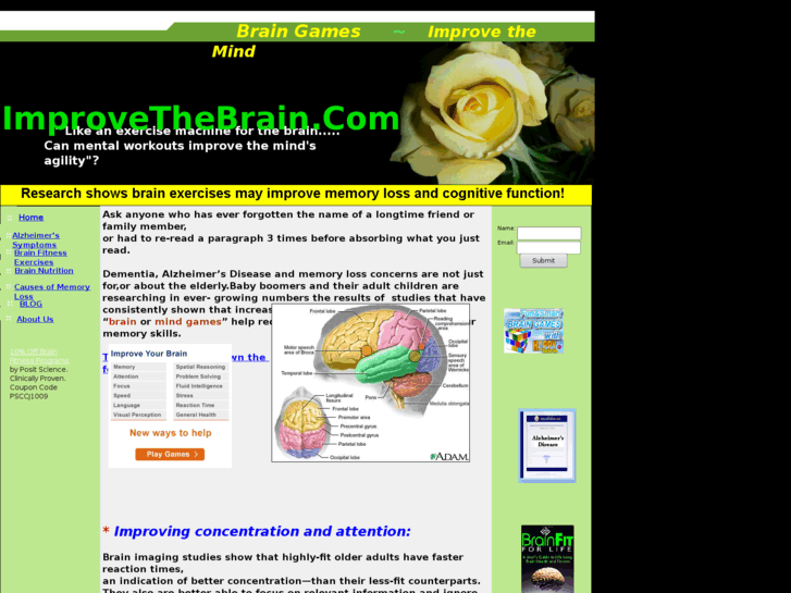 www.improvethebrain.com
