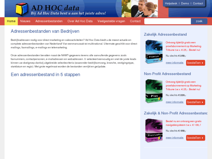 www.adhocdata.nl