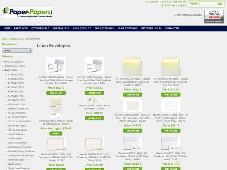 www.linen-envelopes.com