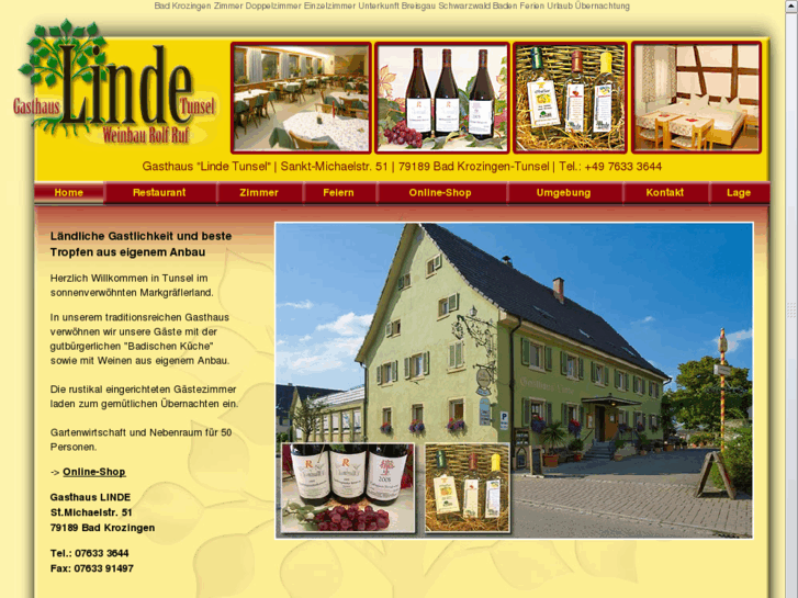 www.gasthaus-linde-tunsel.de
