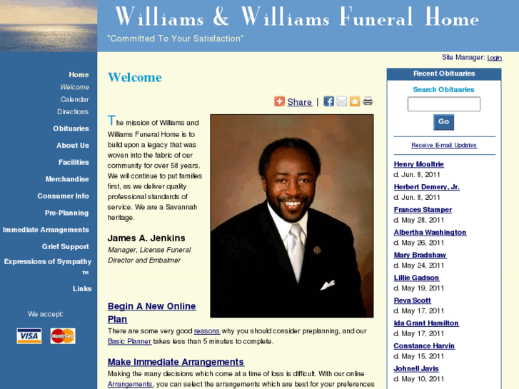www.williamsandwilliamsfuneralhome.com