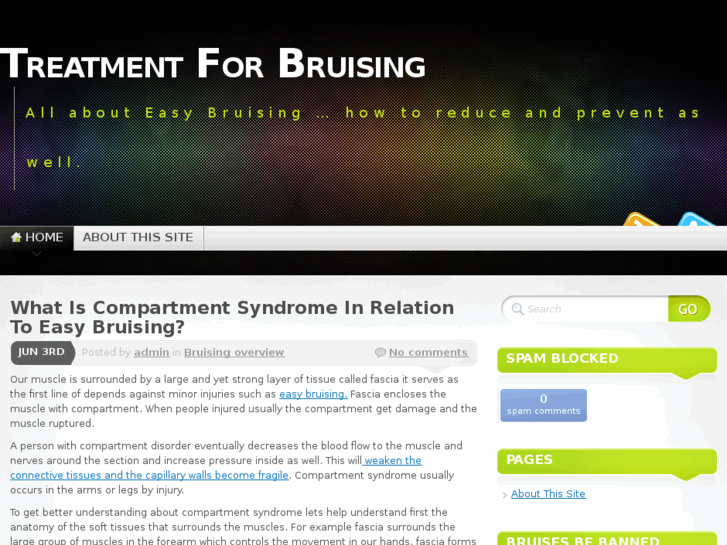 www.treatmentforbruising.com