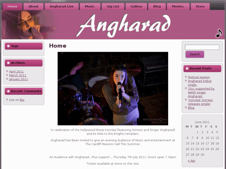 www.angharadmusic.com
