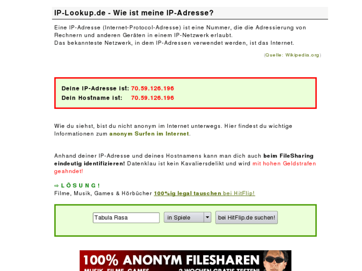 www.ip-lookup.de