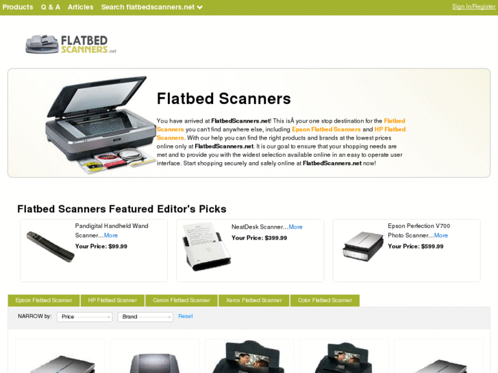 www.flatbedscanners.net