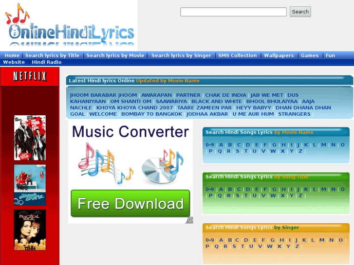 www.onlinehindilyrics.com