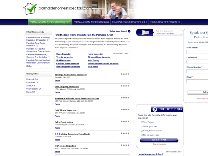 www.palmdalehomeinspectors.com