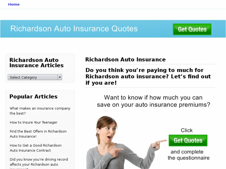 www.autoinsurancequoterichardson.com