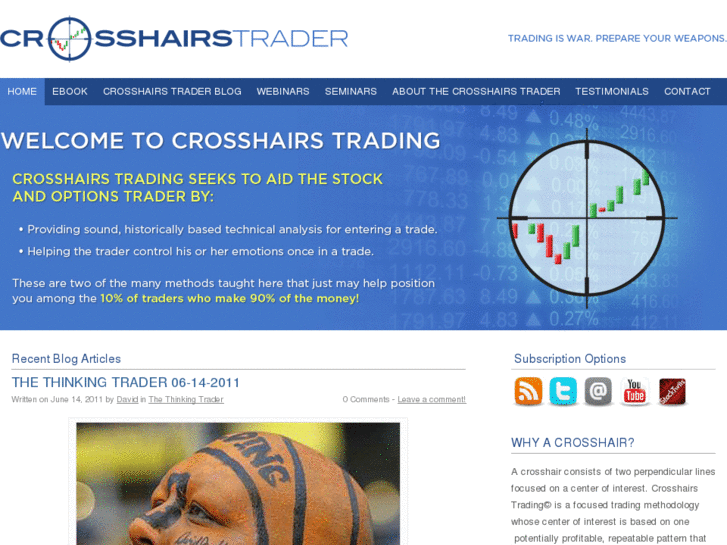 www.optionstradinginthecrosshairs.com