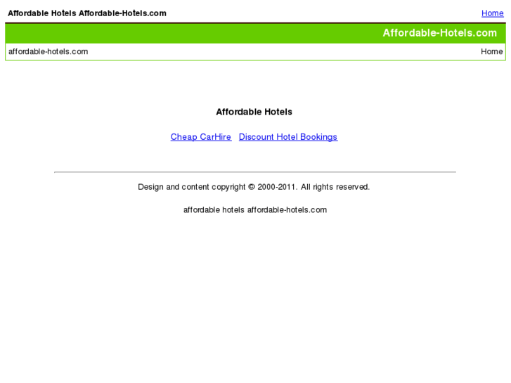 www.affordable-hotels.com
