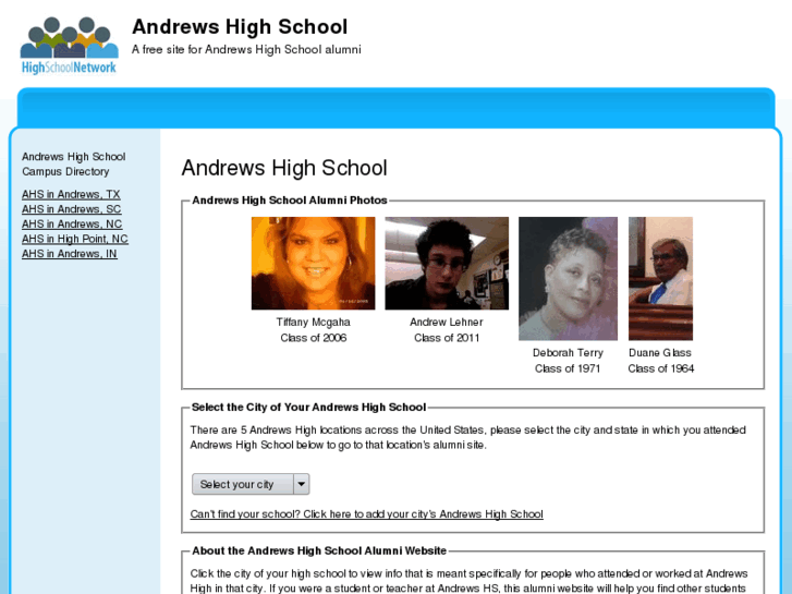 www.andrewshighschool.org