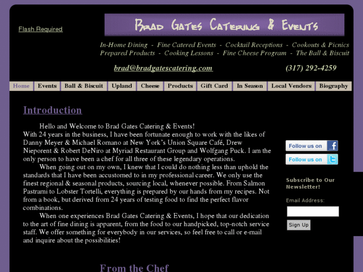 www.bradgatescatering.com