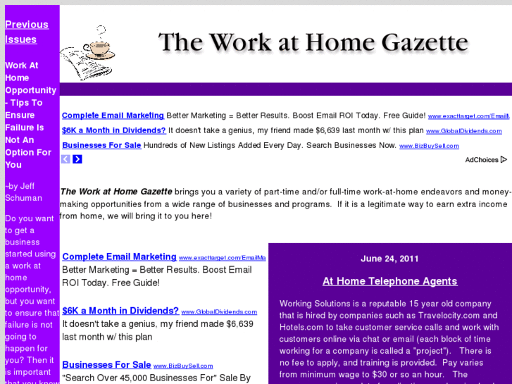 www.theworkathomegazette.com