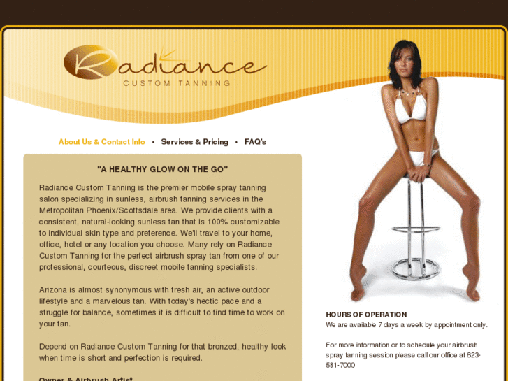 www.radiancecustomtanning.com