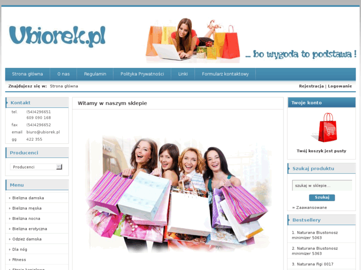 www.ubiorek.pl