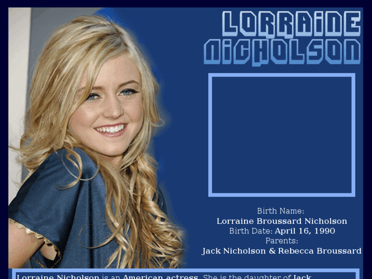 www.lorraine-nicholson.com