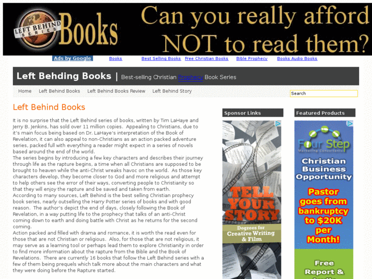 www.leftbehindbooks.com