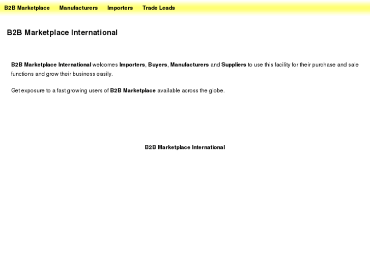 www.b2bmarketplacei.com