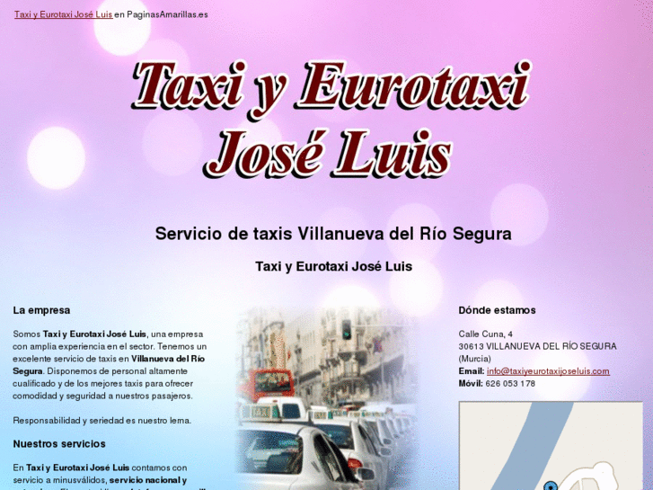 www.taxiyeurotaxijoseluis.com