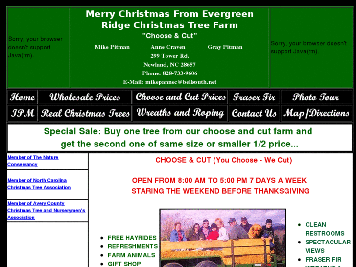 www.evergreenridgechristmastrees.com