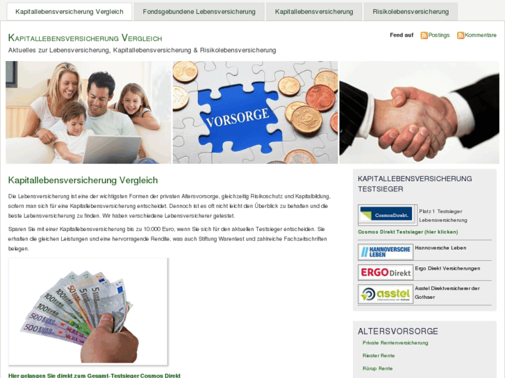 www.kapitallebensversicherungvergleich.com