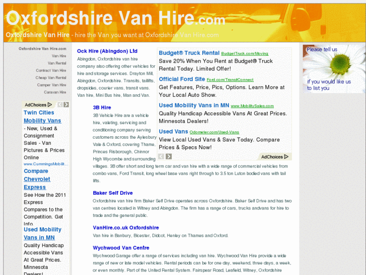 www.oxfordshirevanhire.com