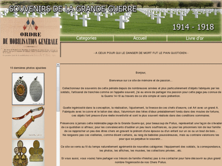 www.souvenirsdelagrandeguerre.com
