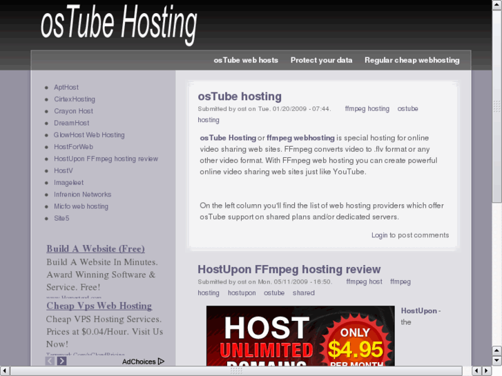 www.ostubehosting.net
