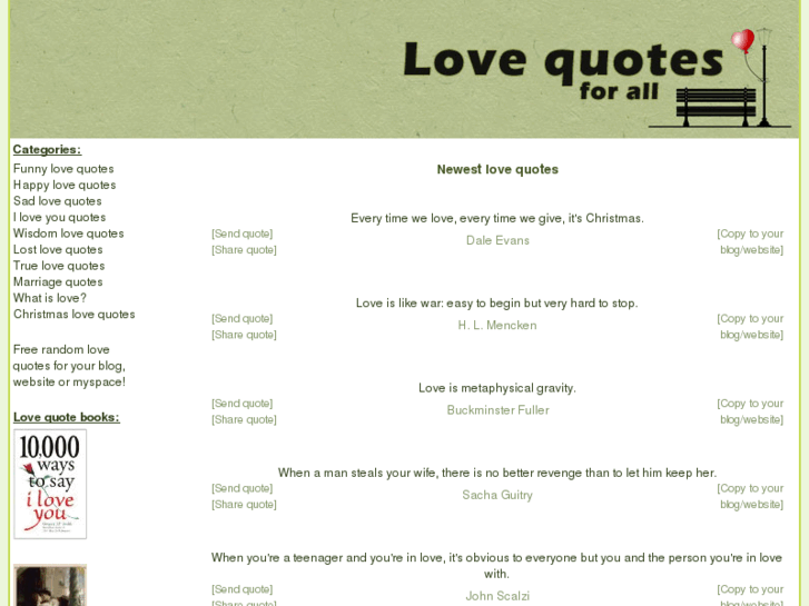 www.lovequotes4all.com