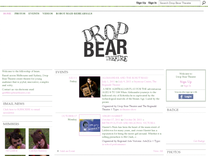 www.dropbeartheatre.com