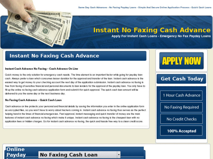 www.instantcashadvancenofaxing.com
