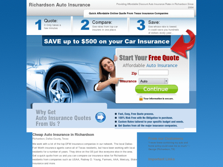 www.richardsonautoinsurance.com