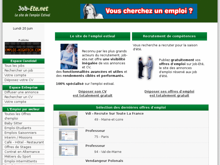 www.job-ete.net
