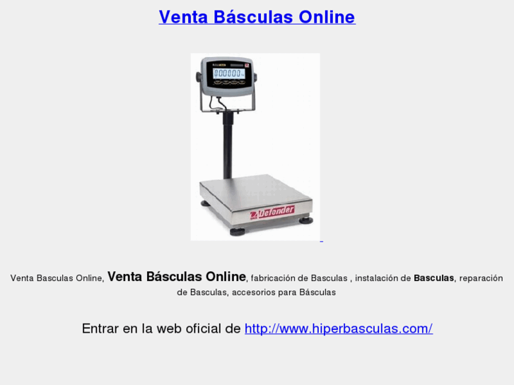 www.ventabasculasonline.com