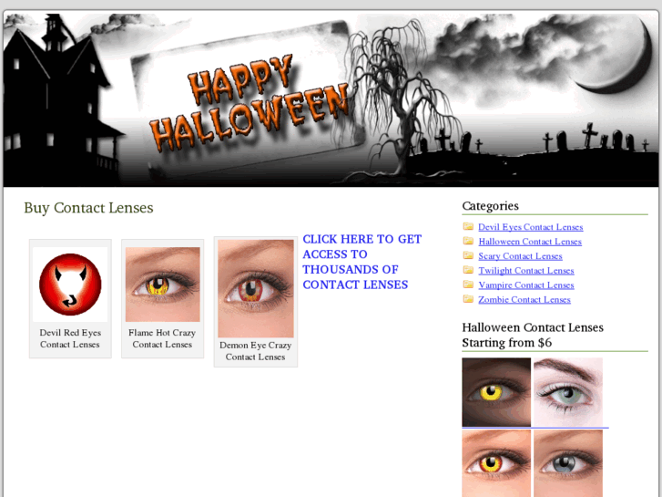 www.cheaphalloweencontactlenses.net