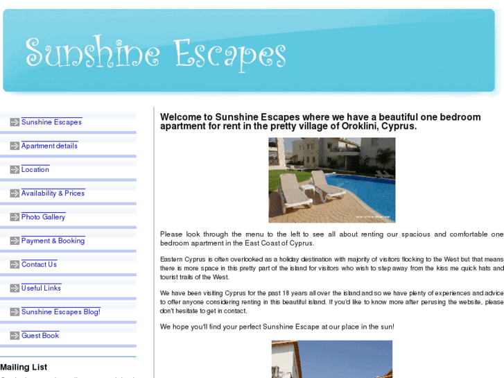 www.sunshine-escapes.com
