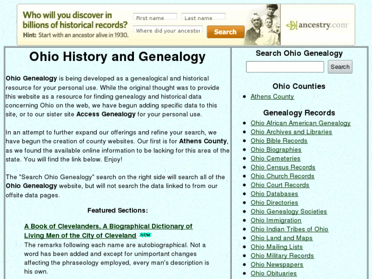 www.ohiogenealogy.org