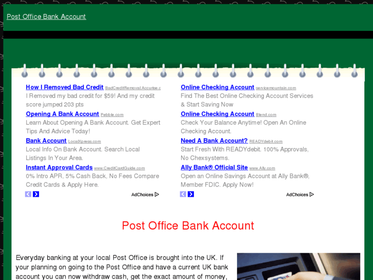 www.postofficebankaccount.com