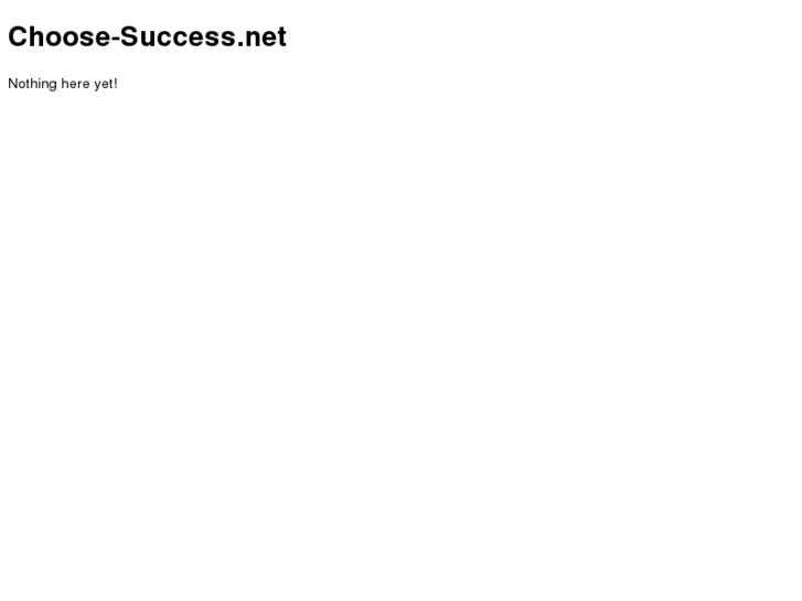 www.choose-success.net