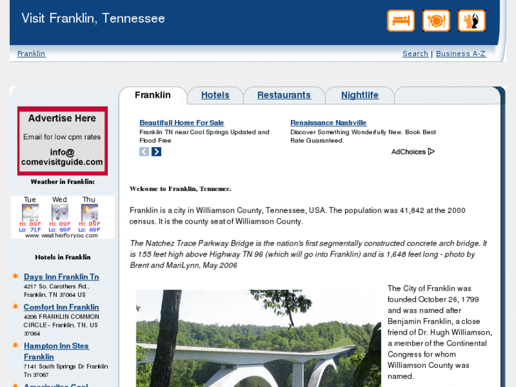 www.comevisitfranklintn.com
