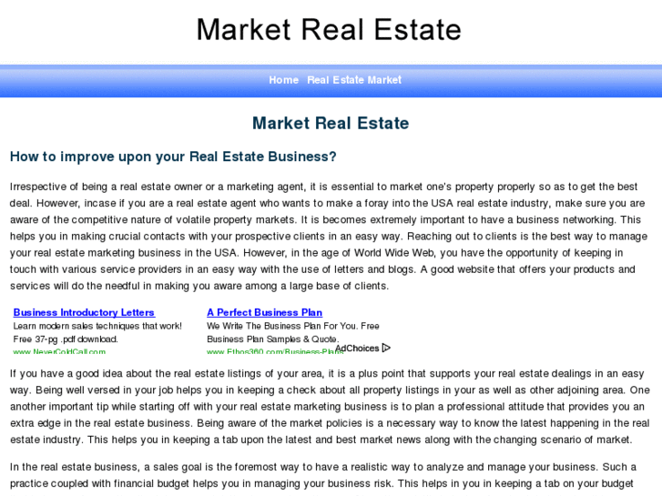 www.marketrealestate.biz