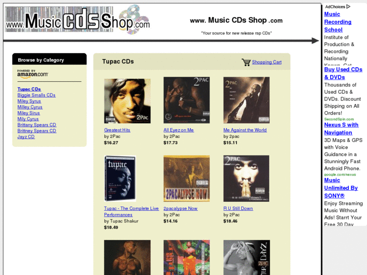www.musiccdsshop.com