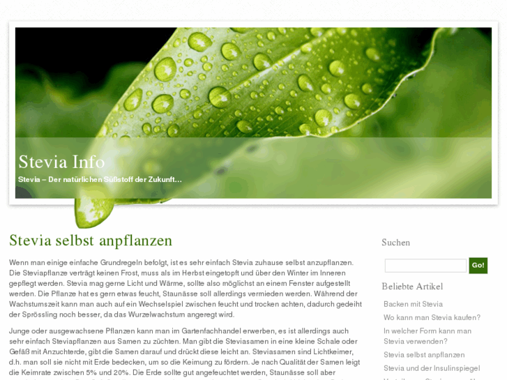 www.stevia-pflanze.info
