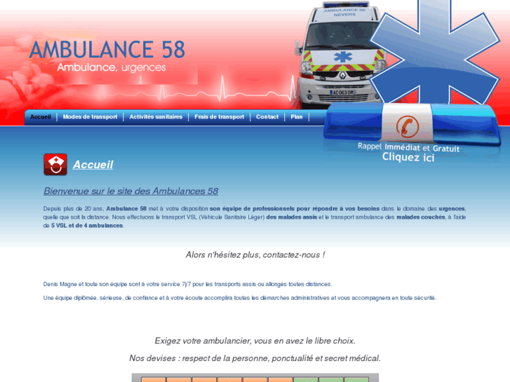 www.ambulance58.com