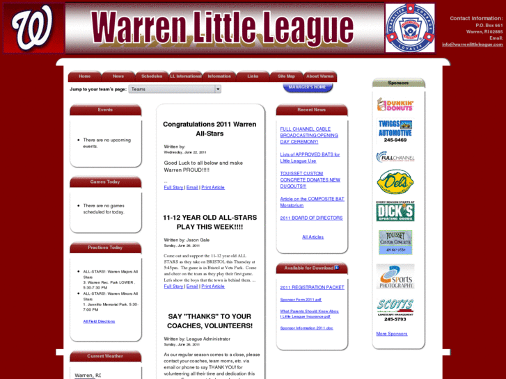 www.warrenlittleleague.com