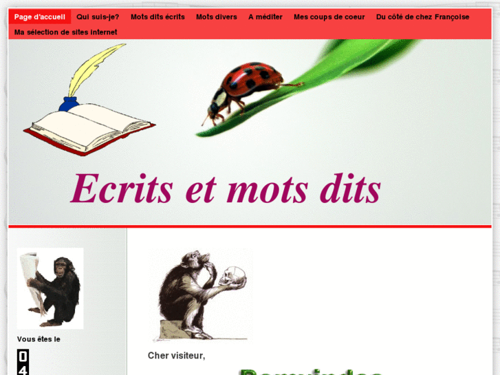 www.ecritsetmotsdits.com