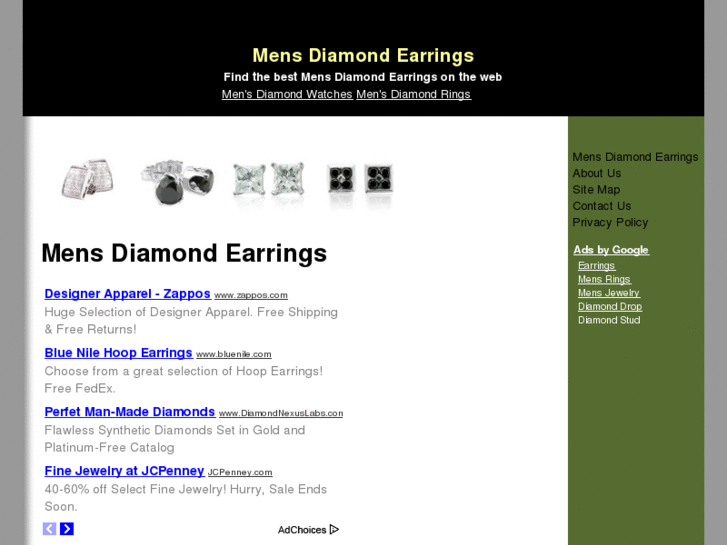 www.mensdiamondearrings.org