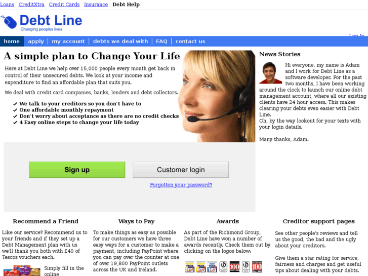 www.debt-line.net