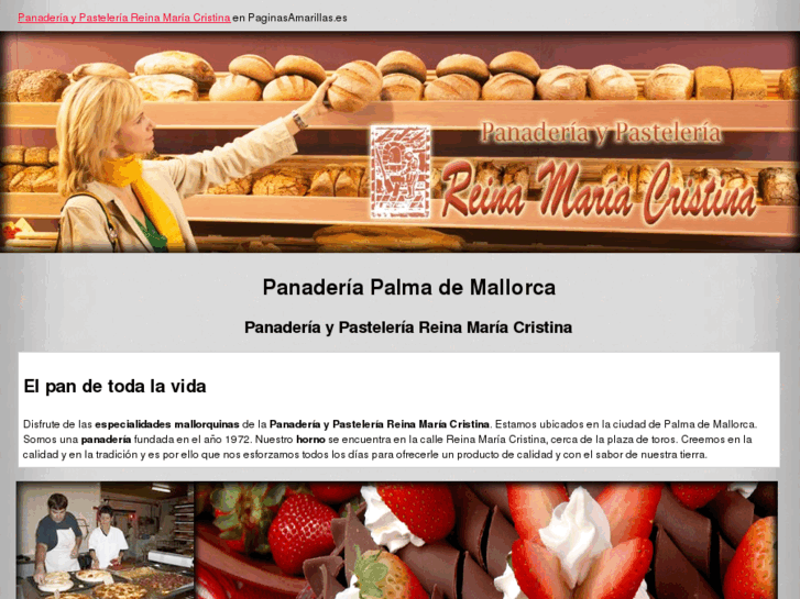 www.panaderiareinamariacristina.com